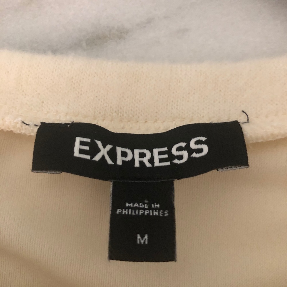 Express knit canary dress